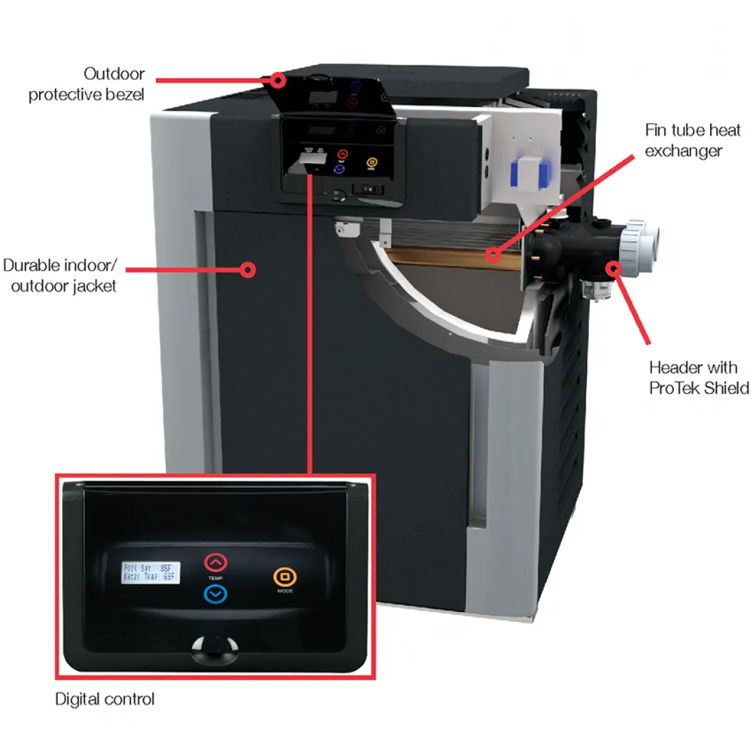 RAYPAK RAYPAK Digital Gas Pool & Spa Heater With Electronic Ignition RAYPAK RAYPAK Digital Gas Pool & Spa Heater With Electronic Ignition